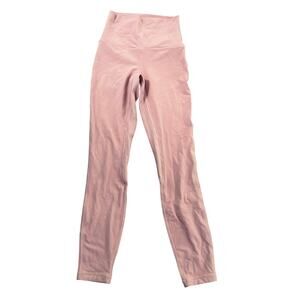 Lululemon Align High Rise Leggings Pink Peony Size 2